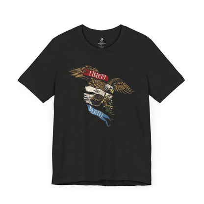 Liberty or Death America Eagle Independence Day Fourth of July Unisex Shirt