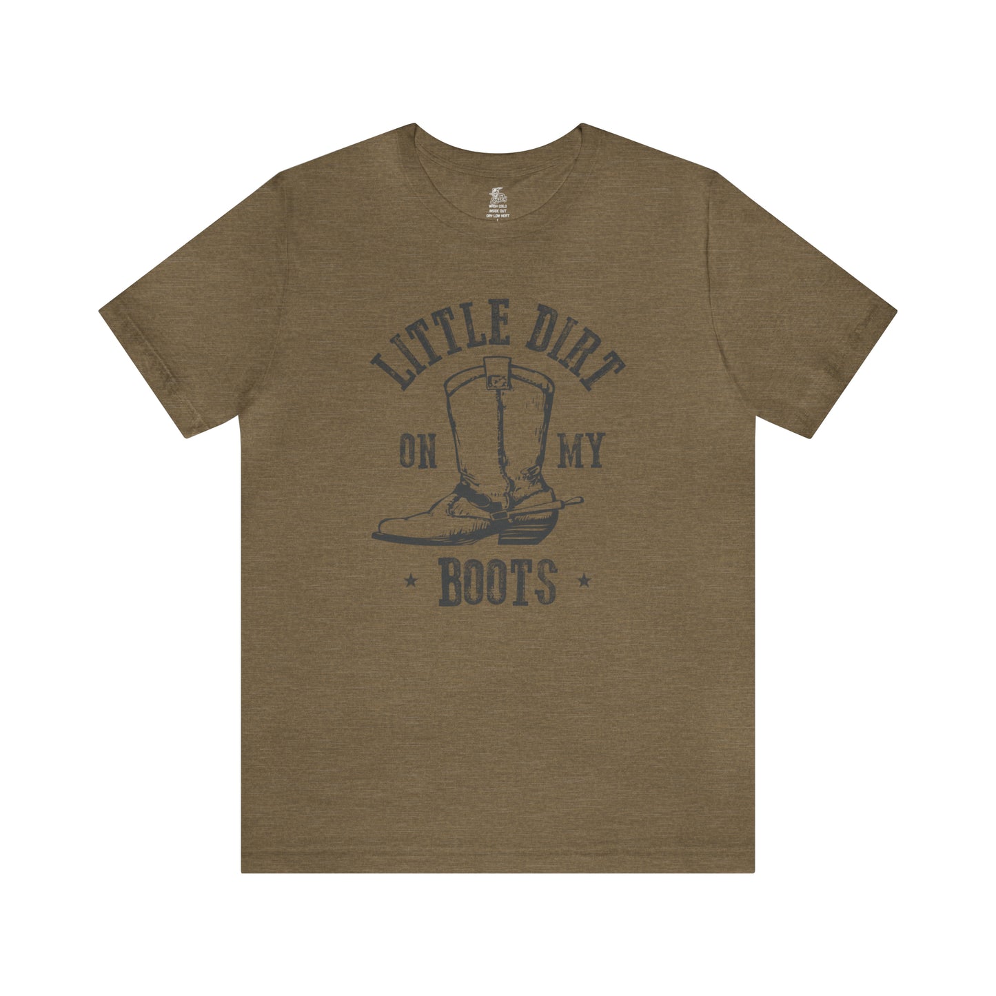 Little Dirt On My Boots Unisex Short Sleeve Softstyle T-Shirt