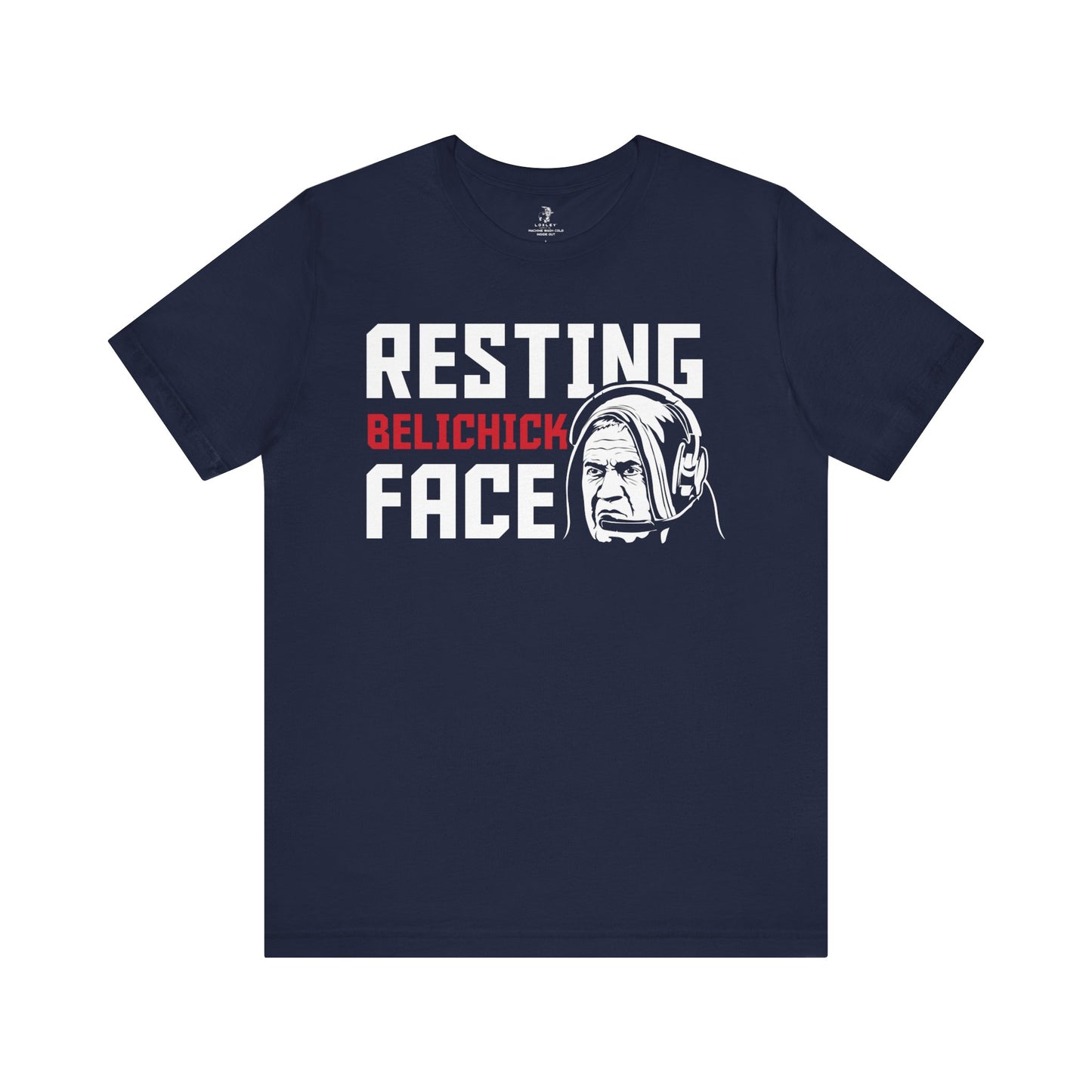 Resting Belichick Face Unisex Short Sleeve Softstyle T-Shirt