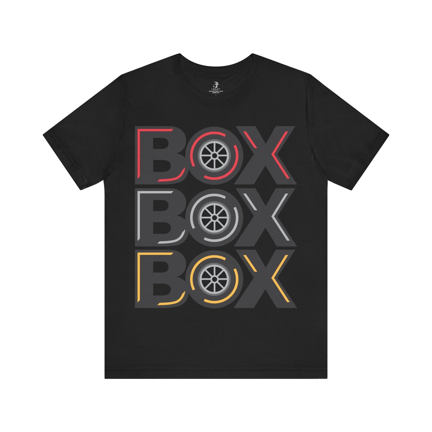 BOX BOX BOX Racing Unisex Short Sleeve T-Shirt