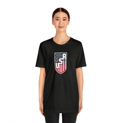 USA Crest Unisex Short Sleeve Softstyle T-Shirt