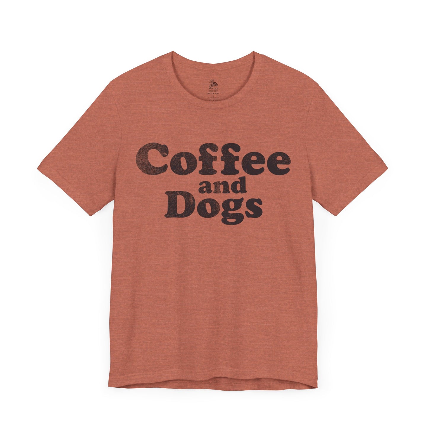 Coffee and Dogs Unisex Short Sleeve Softstyle T-Shirt