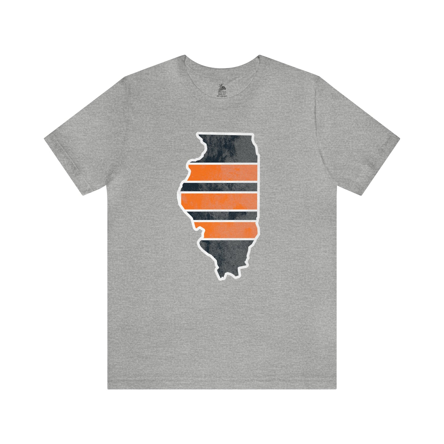 Illinois Bear Stripes State Chicago Football Sunday Tailgating Unisex Short Sleeve Jersey T-Shirt