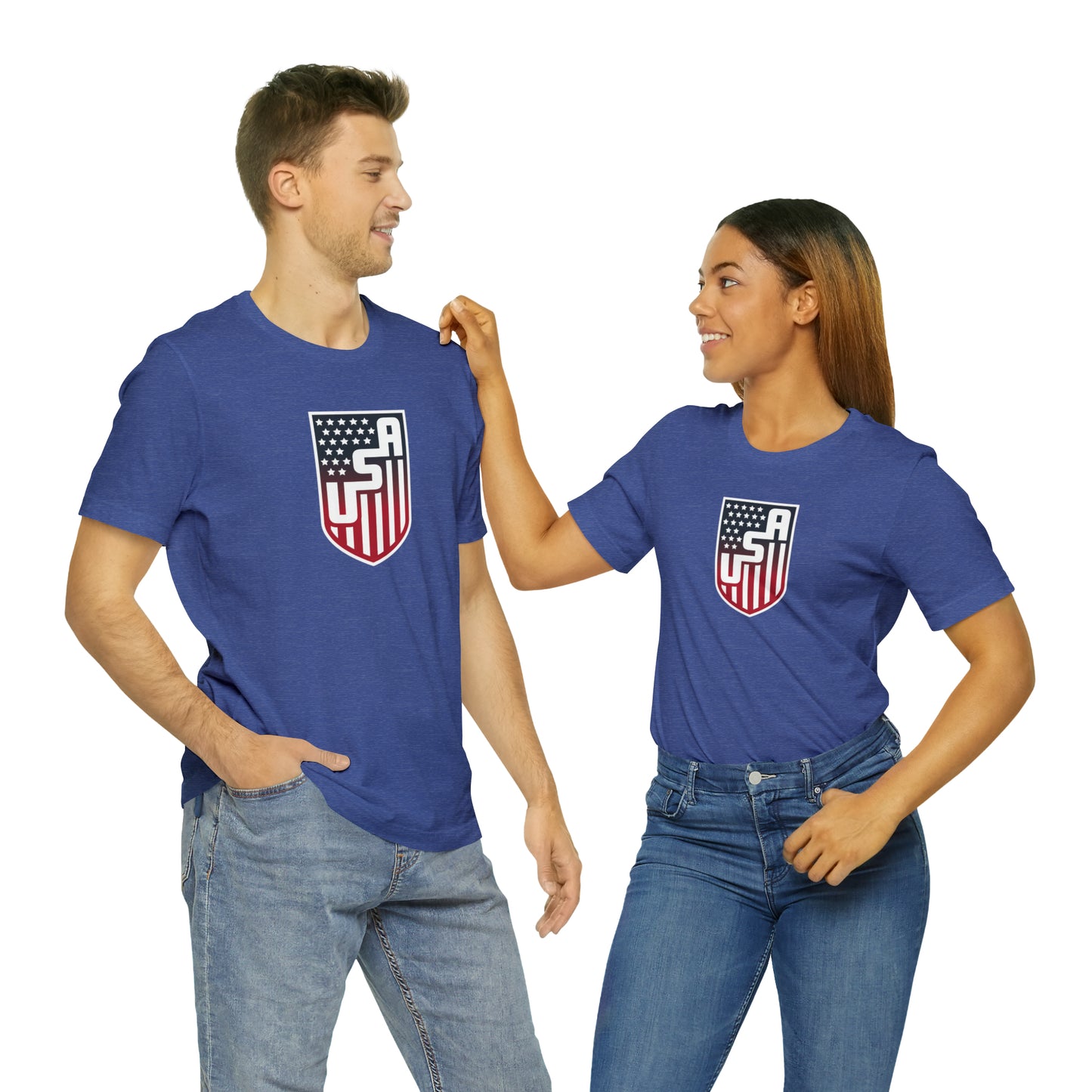 USA Crest Unisex Short Sleeve Softstyle T-Shirt