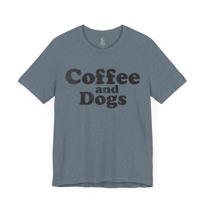 Coffee and Dogs Unisex Short Sleeve Softstyle T-Shirt