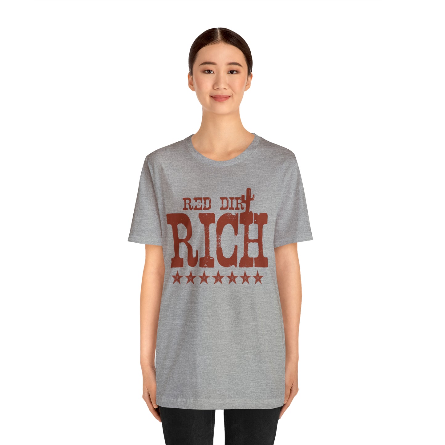 Red Dirt Rich Unisex Short Sleeve Softstyle T-Shirt