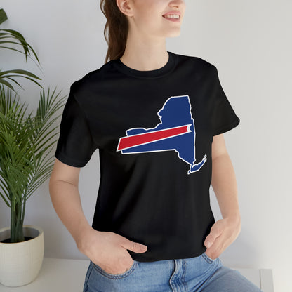 New York State Bills Football Unisex Short Sleeve Ringspun Softstyle T-Shirt