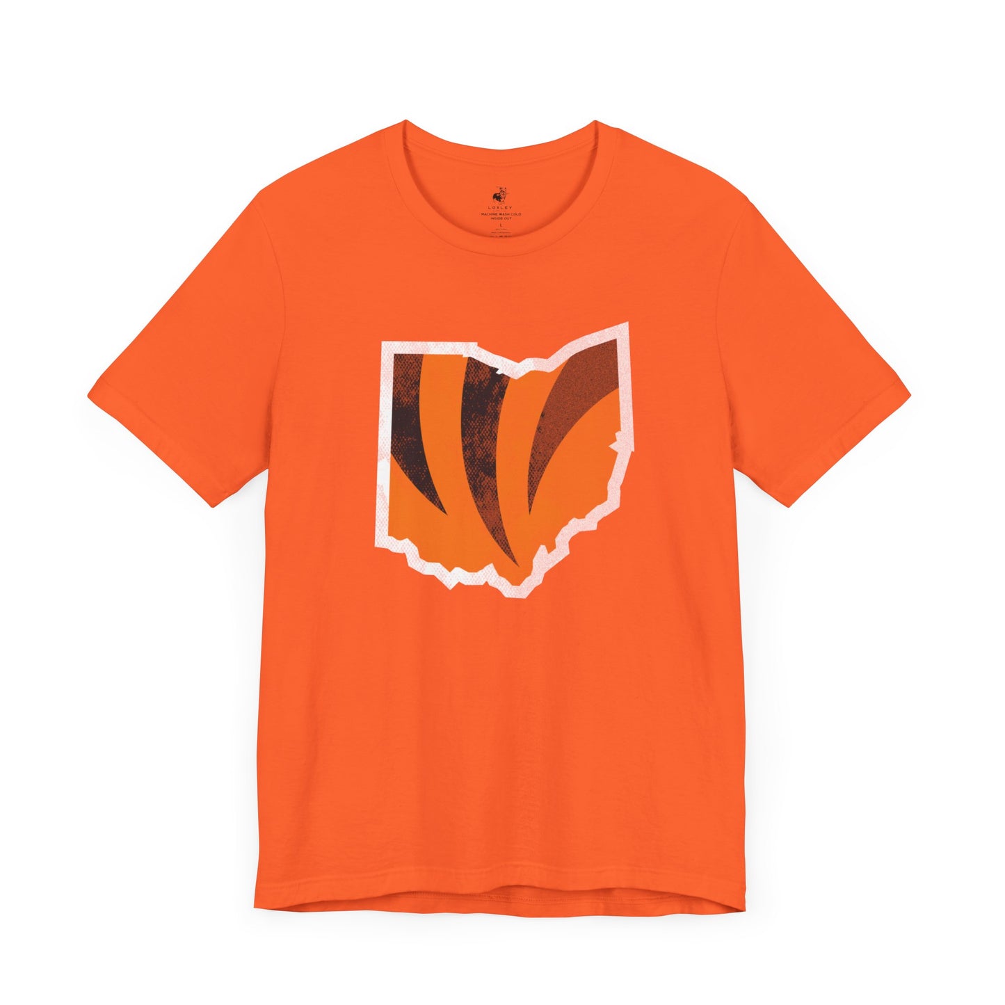 Cincy Bengals State Stripes Football Tailgate Unisex T-Shirt