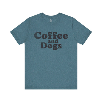 Coffee and Dogs Unisex Short Sleeve Softstyle T-Shirt