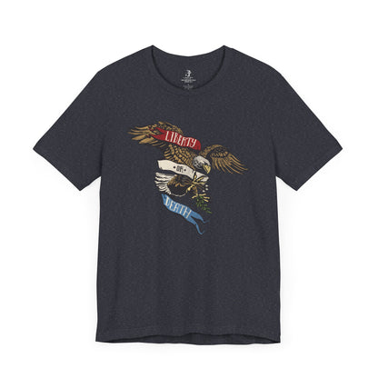 Liberty or Death America Eagle Independence Day Fourth of July Unisex Shirt