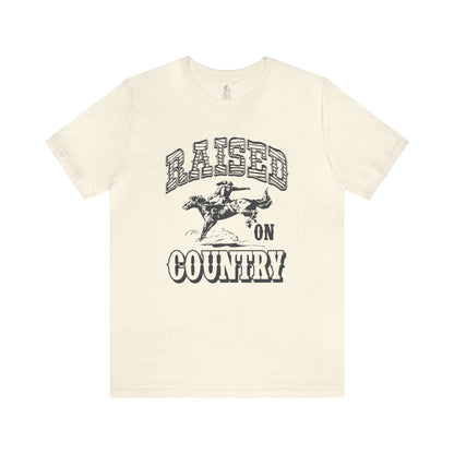 Raised On Country Unisex Short Sleeve Softstyle T-Shirt