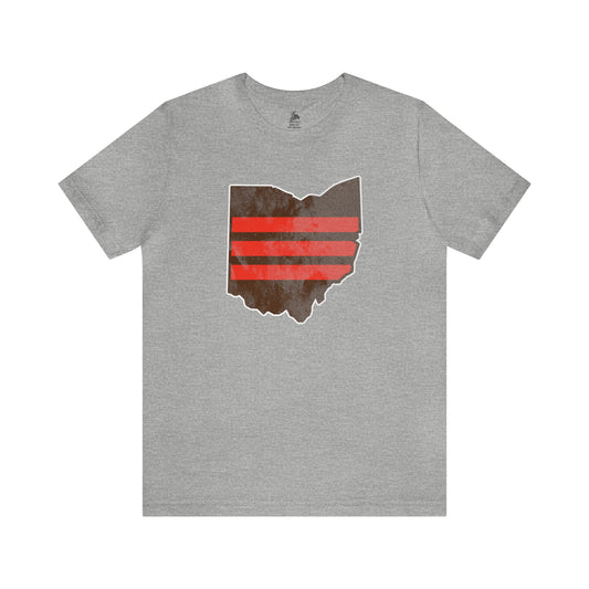 Ohio Browns State Unisex Short Sleeve Softstyle T-Shirt