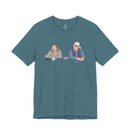 The Stranger and Dude Big LeBowski Unisex Short Sleeve T-Shirt