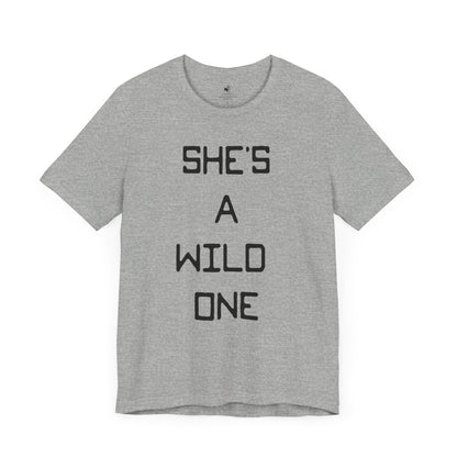 She's A Wild One Country Music Festival Lyric Unisex Short Sleeve T-Shirt