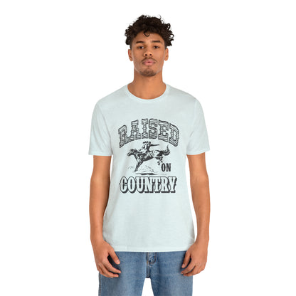 Raised On Country Unisex Short Sleeve Softstyle T-Shirt