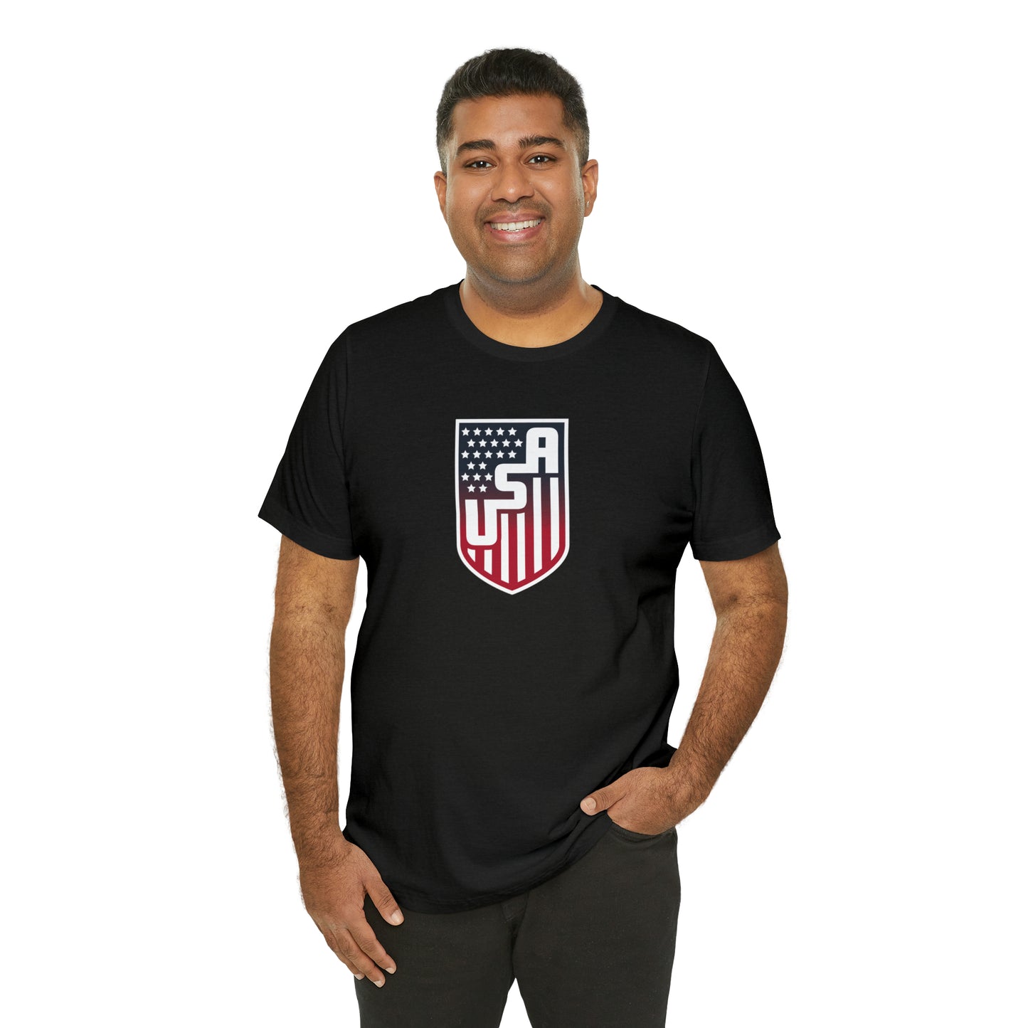 USA Crest Unisex Short Sleeve Softstyle T-Shirt