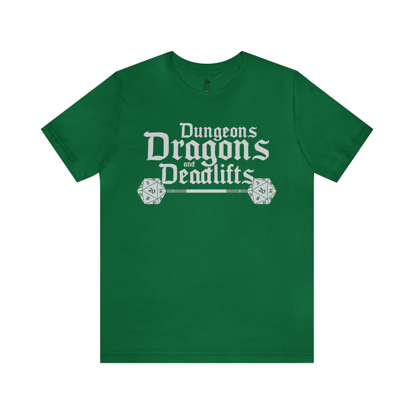 Dungeons Dragons and Deadlifts Unisex Short Sleeve Softstyle T-Shirt