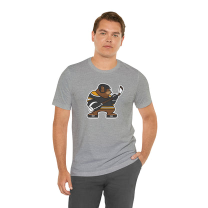 Hockey Bear Unisex Short Sleeve Softstyle T-Shirt