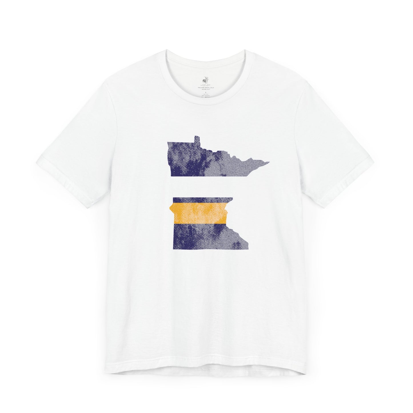 Minnesota State Stripes Football Sunday Tailgate Unisex Short Sleeve TShirt