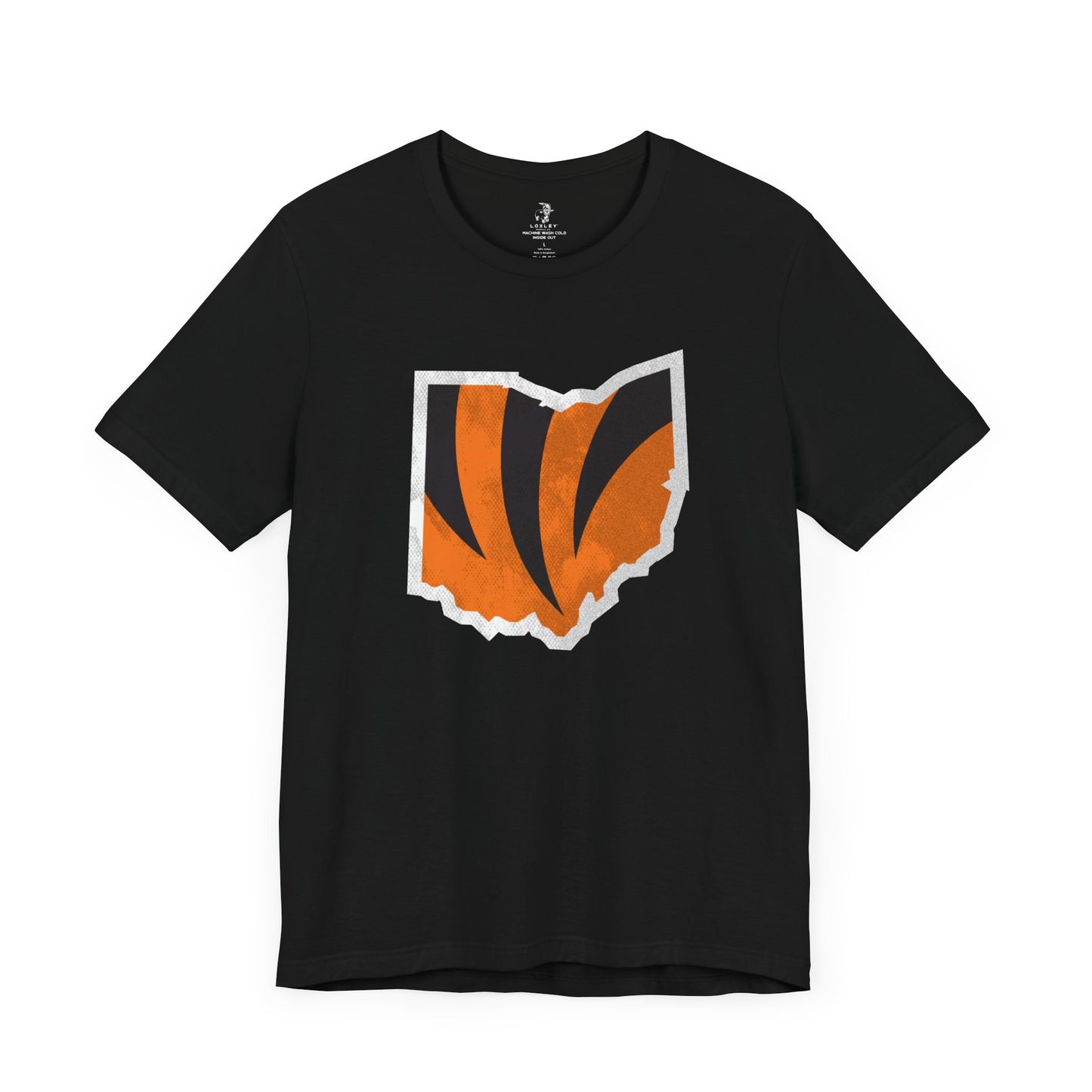 Cincy Bengals State Stripes Football Tailgate Unisex T-Shirt