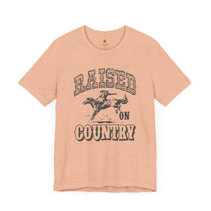 Raised On Country Music Festival Unisex Short Sleeve T-Shirt