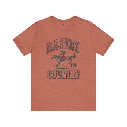 Raised On Country Music Festival Unisex Short Sleeve T-Shirt