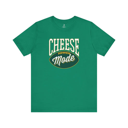 Green Bay Cheese Mode Football Tailgate Unisex Short Sleeve T-Shirt