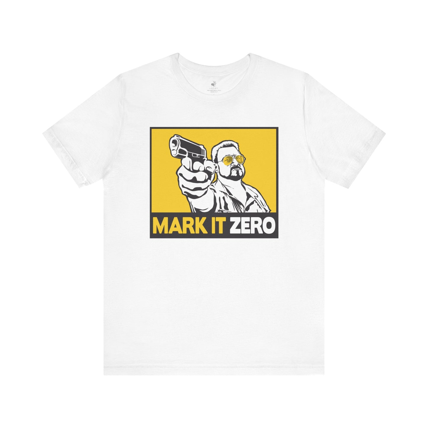 Mark It Zero Walter Big Lebowski 90s Movie Unisex Short Sleeve T-Shirt