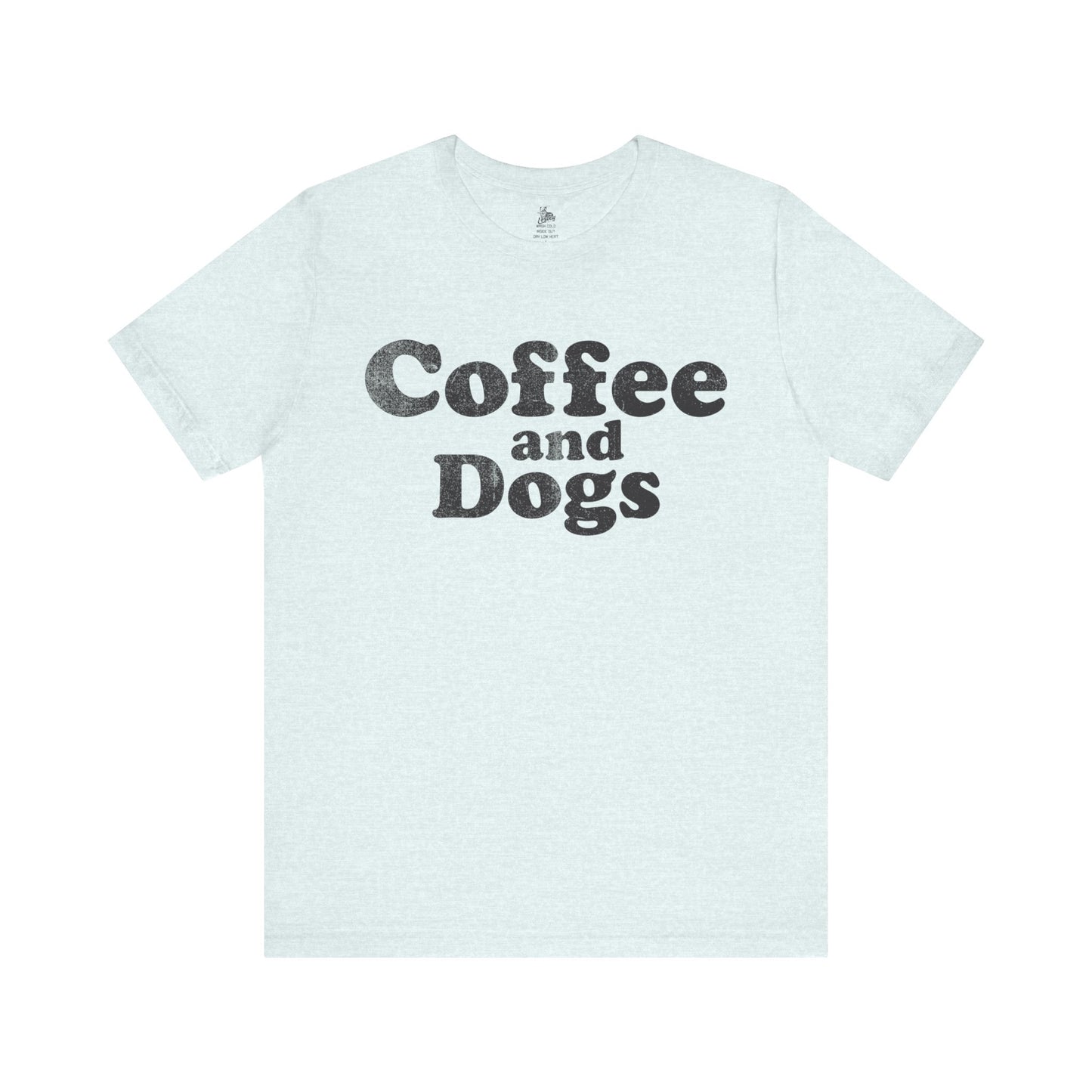 Coffee and Dogs Unisex Short Sleeve Softstyle T-Shirt