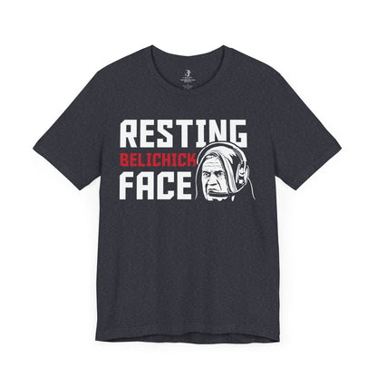 Resting Belichick Face Unisex Short Sleeve Softstyle T-Shirt