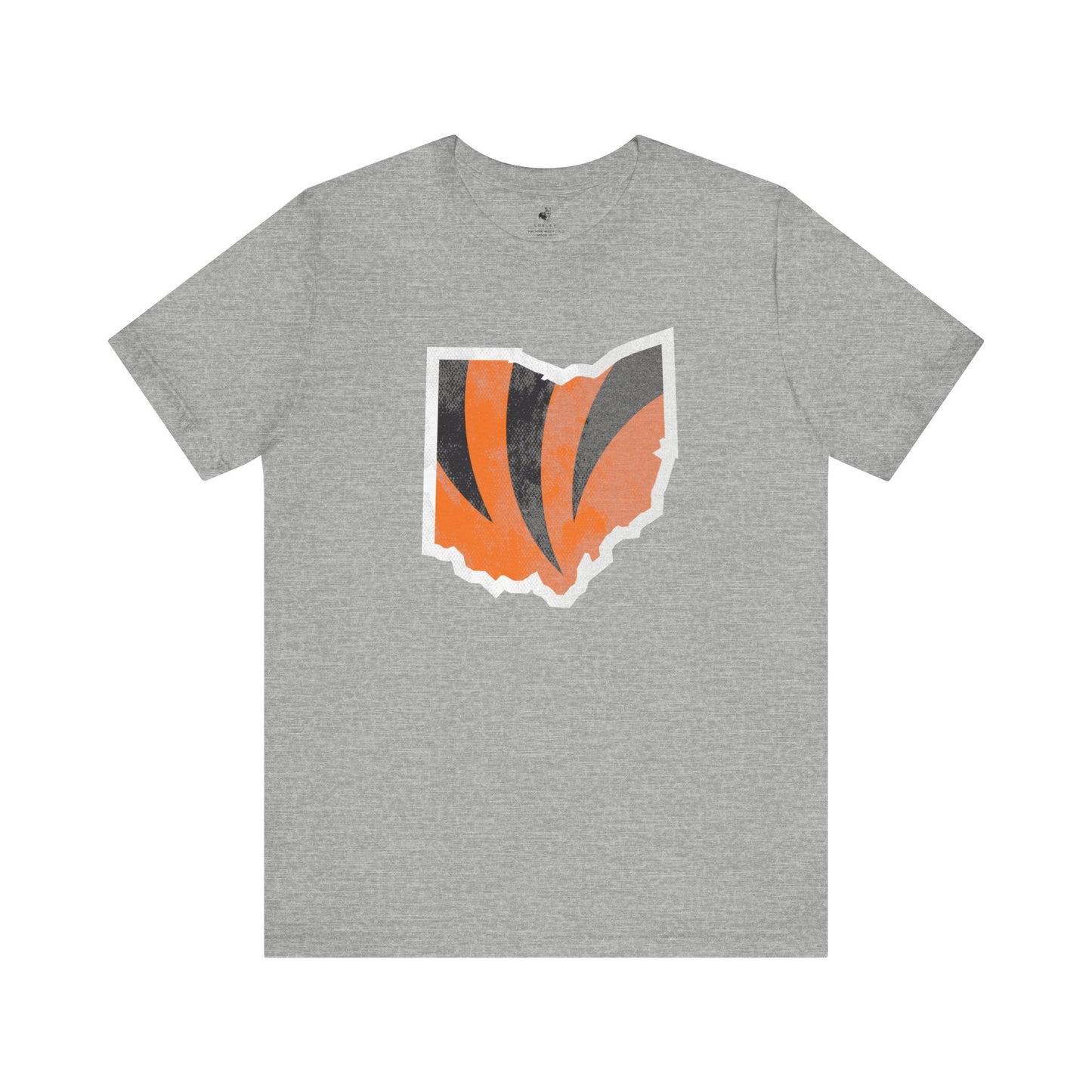 Cincy Bengals State Stripes Football Tailgate Unisex T-Shirt