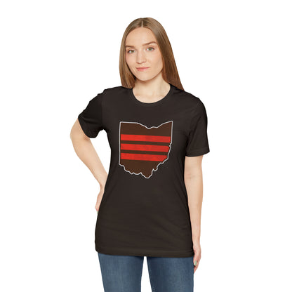 Ohio Browns State Unisex Short Sleeve Softstyle T-Shirt