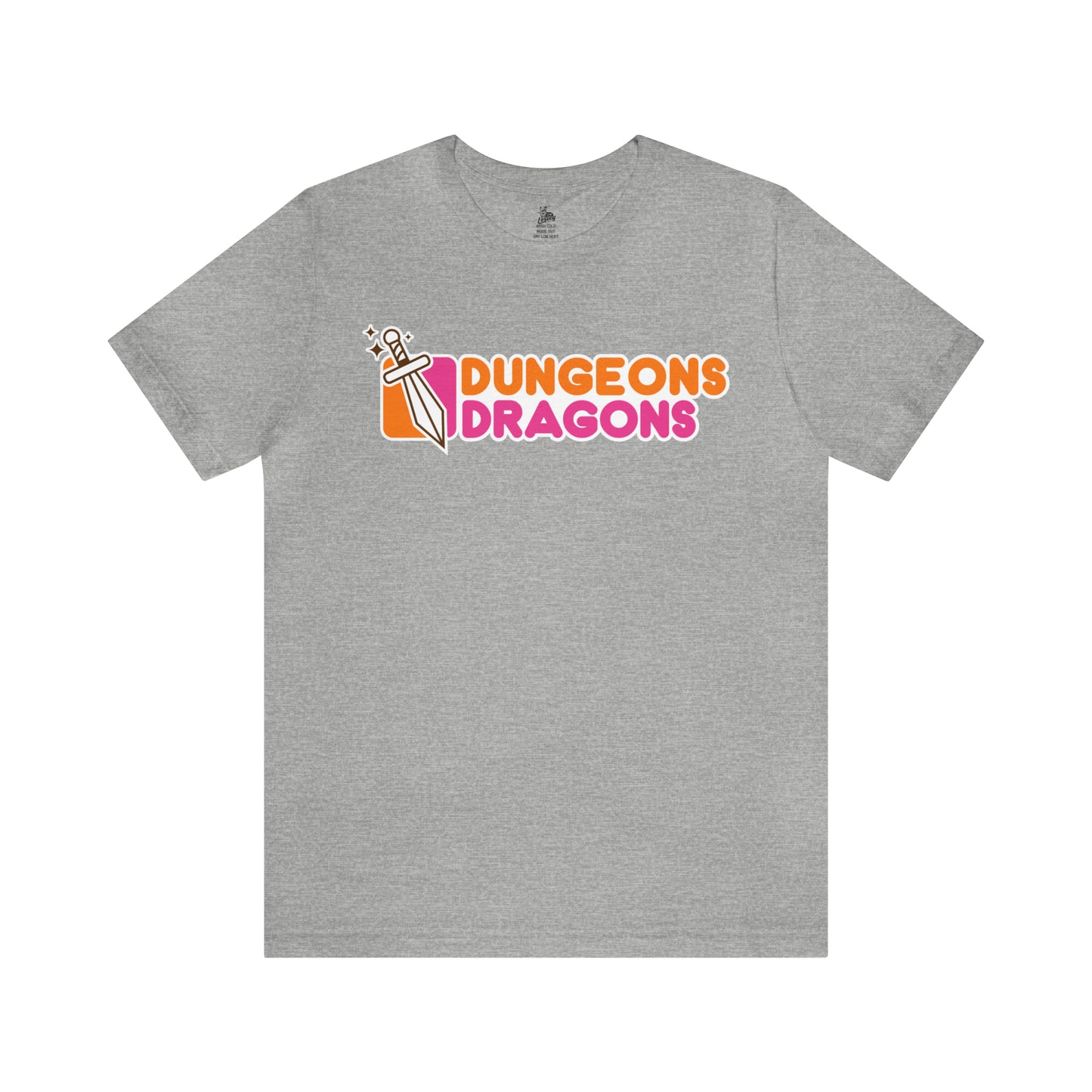 Dungeons Dragons Donuts Unisex Short Sleeve Softstyle T-Shirt