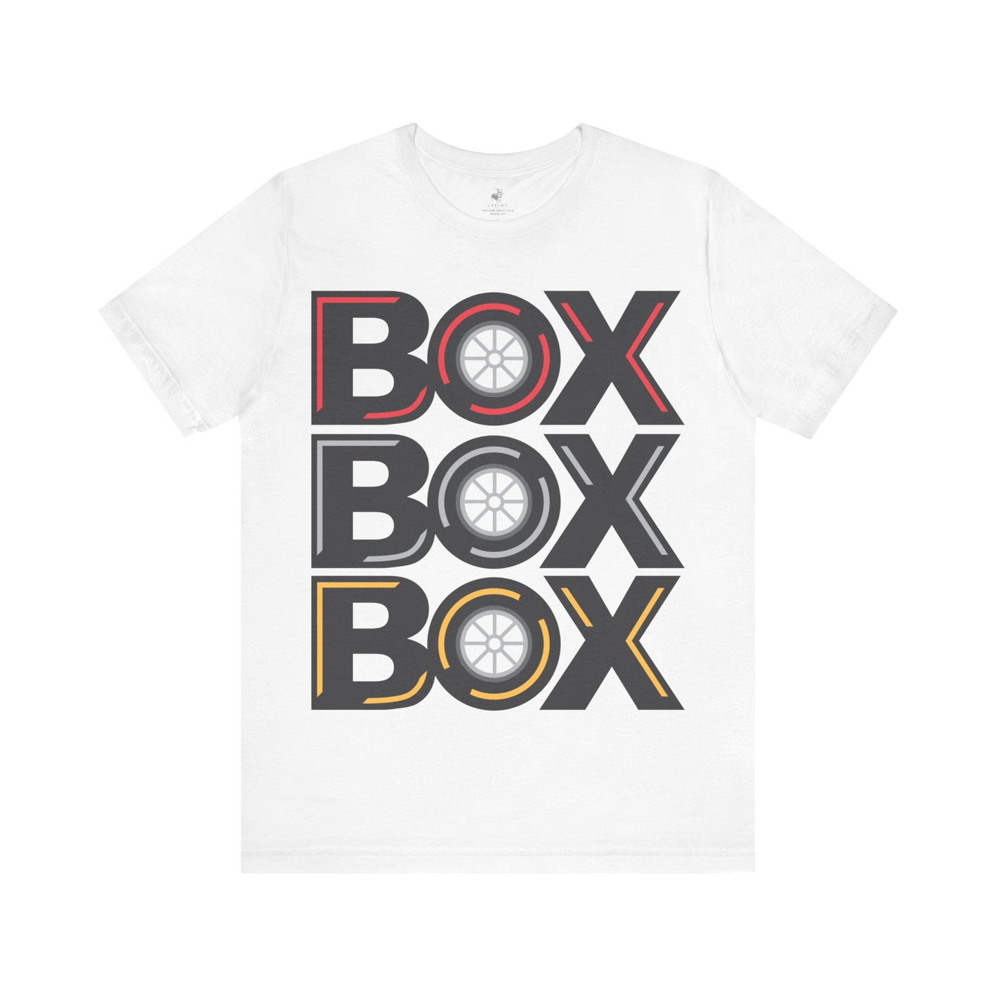 BOX BOX BOX Racing Unisex Short Sleeve T-Shirt