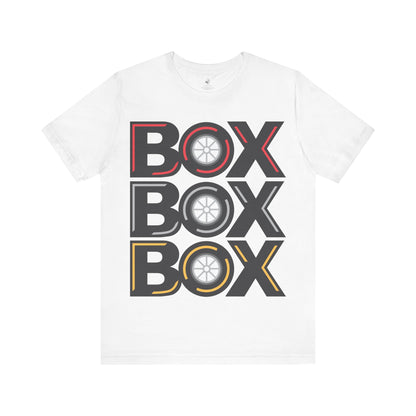 BOX BOX BOX Racing Unisex Short Sleeve T-Shirt