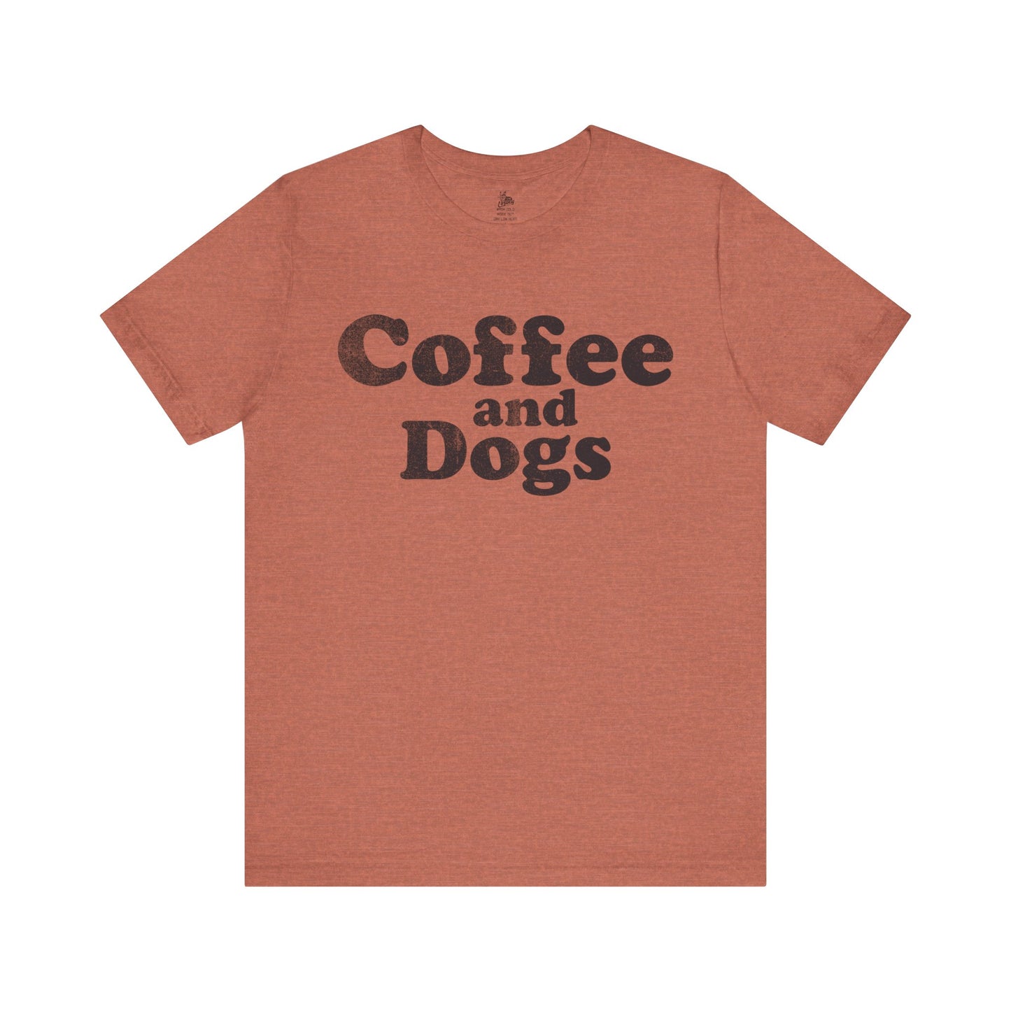 Coffee and Dogs Unisex Short Sleeve Softstyle T-Shirt