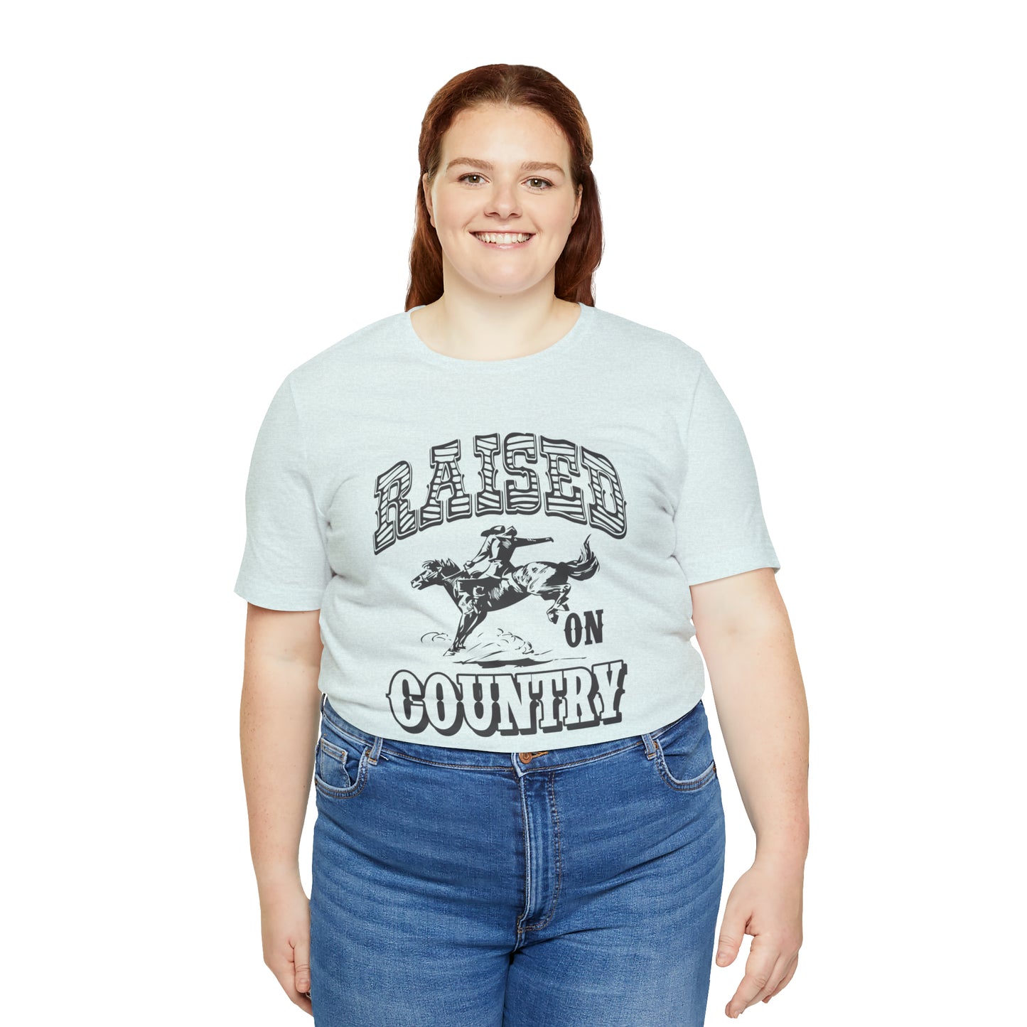 Raised On Country Unisex Short Sleeve Softstyle T-Shirt