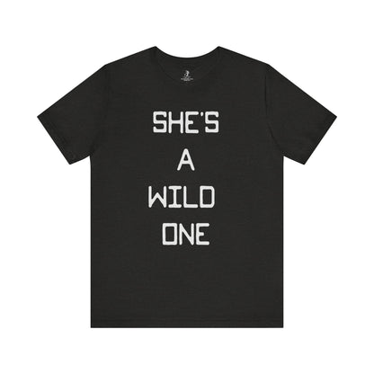 She's A Wild One Country Music Festival Lyric Unisex Short Sleeve T-Shirt