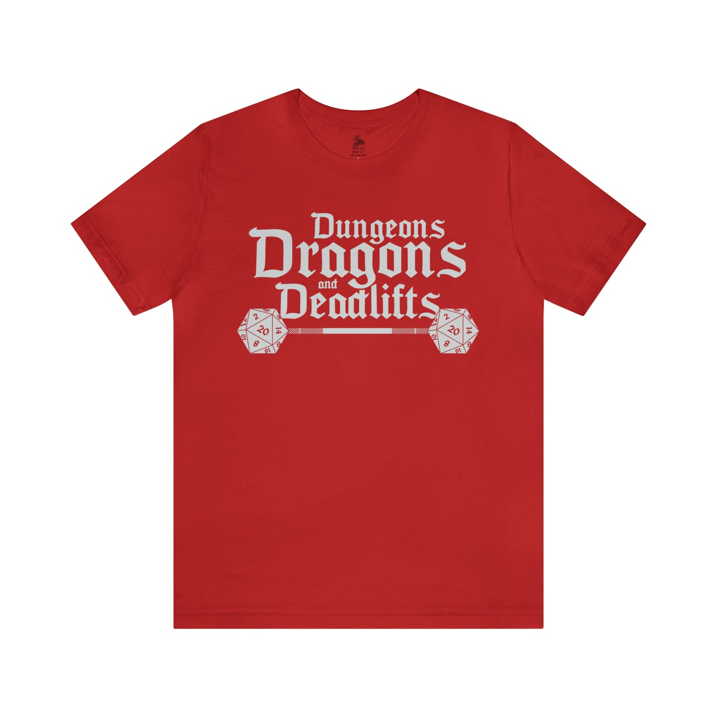 Dungeons Dragons and Deadlifts Unisex Short Sleeve Softstyle T-Shirt