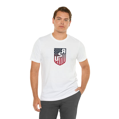 USA Crest Unisex Short Sleeve Softstyle T-Shirt